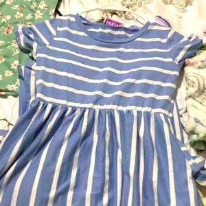Almost never worn blue striped dress